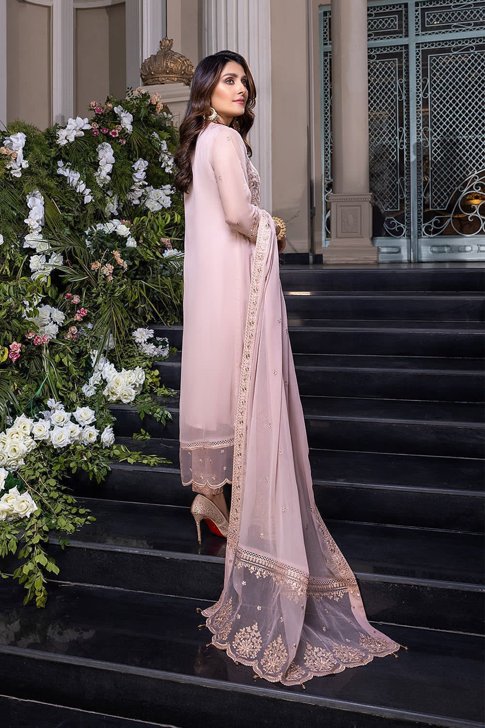 Chiffon front