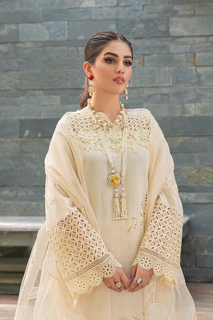 Chikankari Embroidered