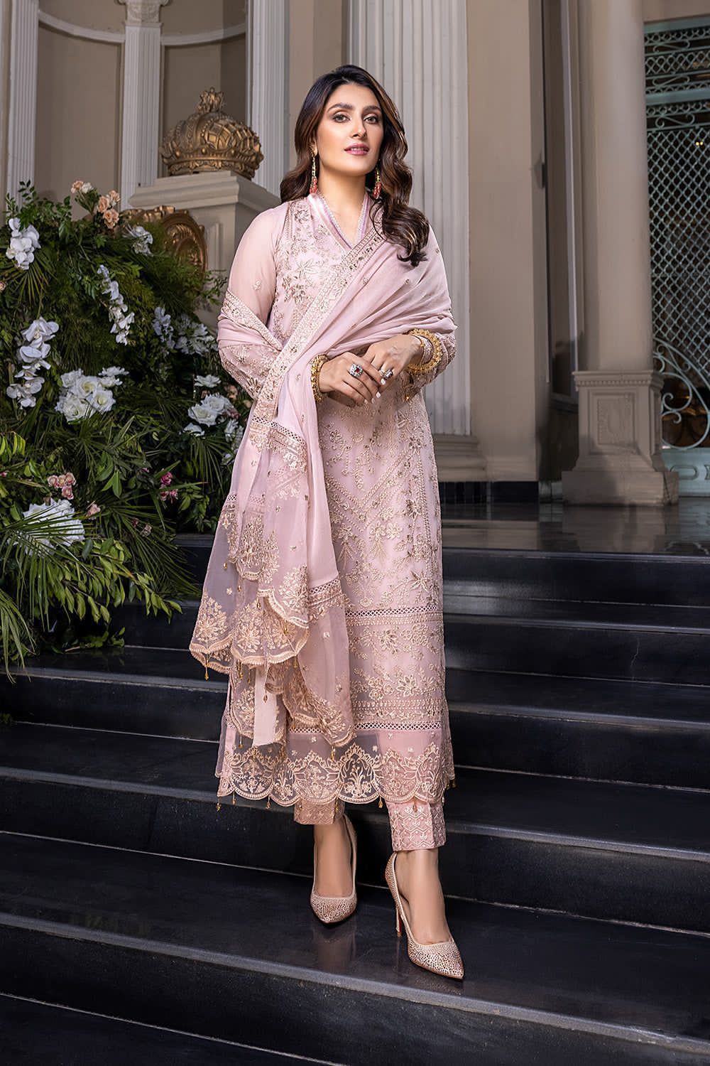 Chiffon front