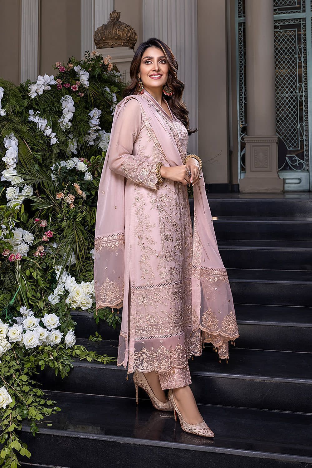 Chiffon front