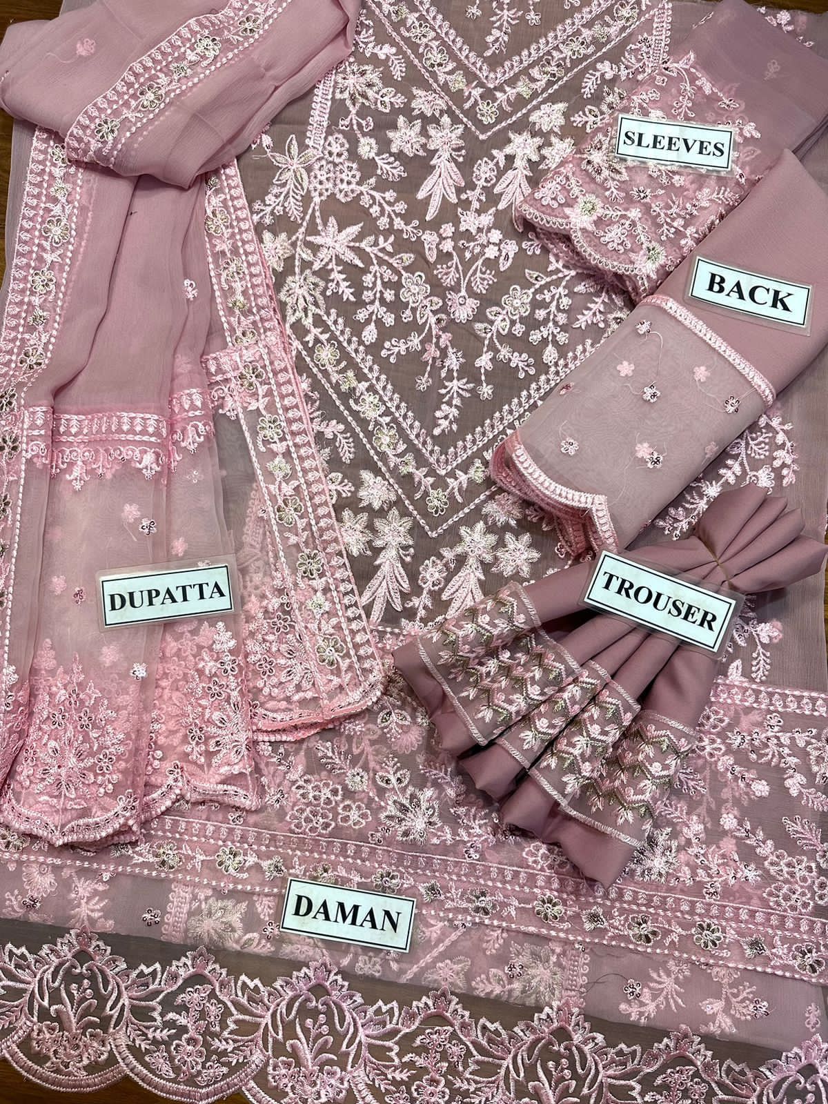 Chiffon front