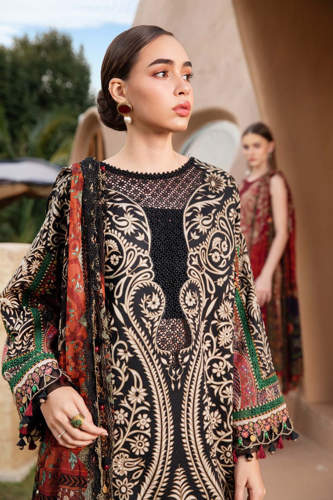 Printed lawn