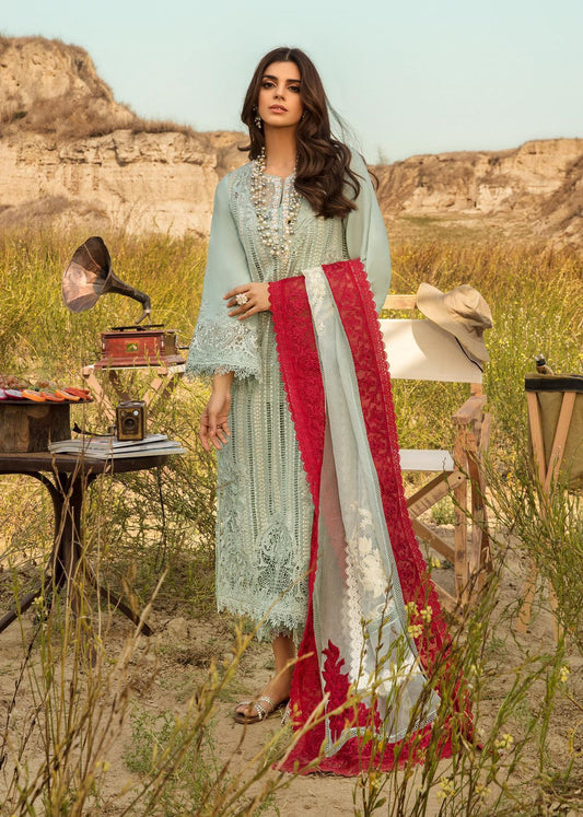 Chikankari Embroidered