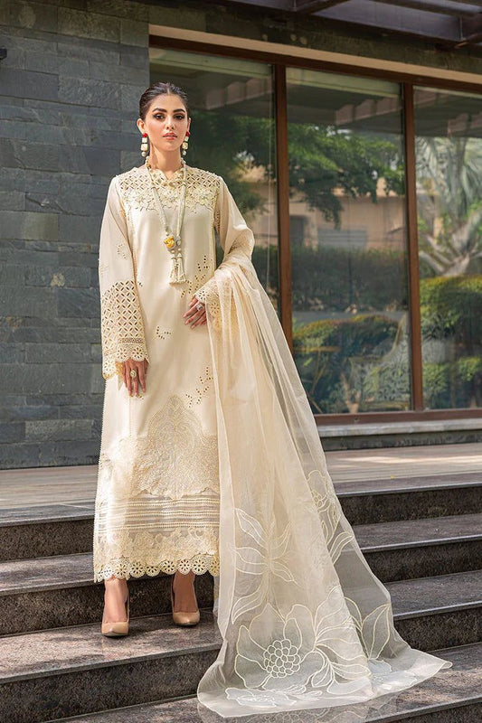 Chikankari Embroidered